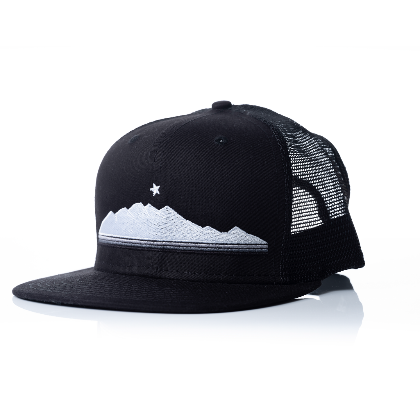 Monotone Logo New Era ® Snapback Trucker Cap
