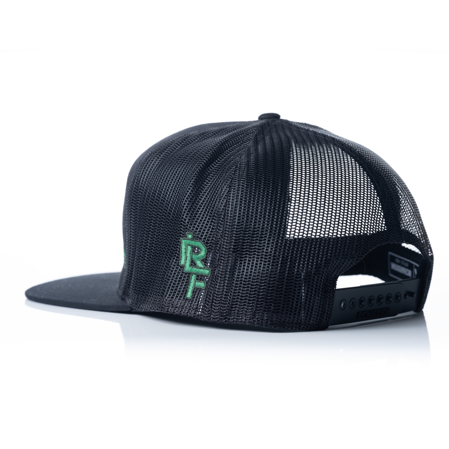 Classic Flat Bill Richardson Cap With Humboldt Green Ridgeline Farms Logo