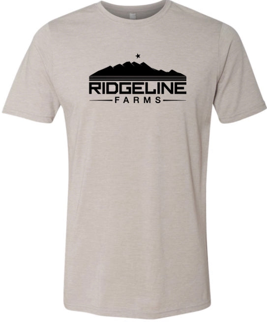 OG Ridgeline Cloud Tee- Silver with Black